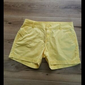 Maurcies Yellow Cotton Spandex Shorts Size 11/12